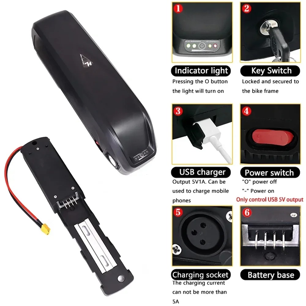 Hailong E-bike Batterij 36V 48 - Ebike Battery 48V 20Ah Hailong recensie en prijs
